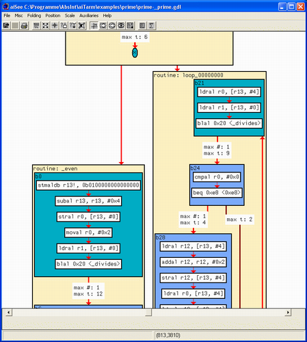 Screenshot of the aiT tool